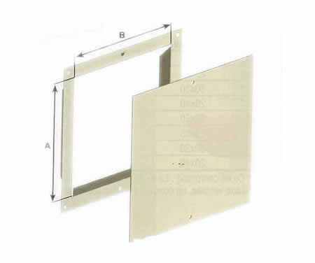 Trappe de ramonage blanche 30x30cm