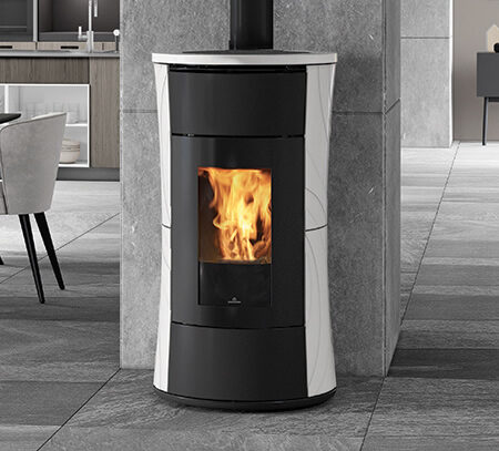CHERIE 9+ Evo coax céram blanc crème 9kW (pellets)
