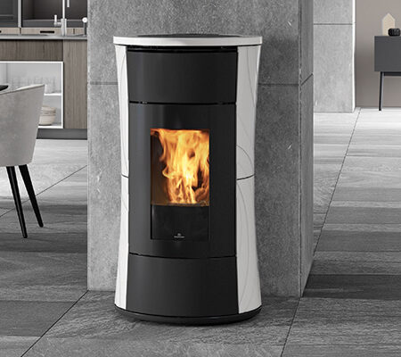 CHERIE H 10 Evo céram blanc crème 10kW (pellets)