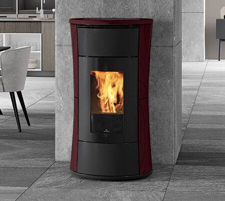 CHERIE H 10 Evo céram bordeaux 10kW (pellets)